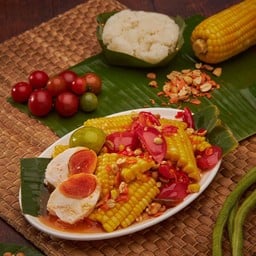 ตำข้าวโพดไข่เค็ม