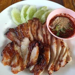 คอหมูย่างจิ้มแจ่ว