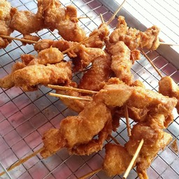 อกไก่เสียบไม้ไม้ละ15บ.