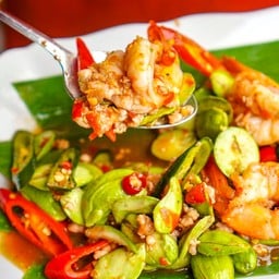 สะตอผัดกะปิกุ้ง