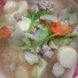 แกงจืดเต้าหู้หมูสับ