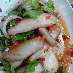 ยำไทยคอหมูย่าง