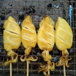 หมึกย่าง สะพานดวงมณี