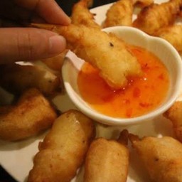 กุ้งชุบแป้งทอด