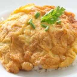 ข้าวราดไข่เจียวหมูสับ