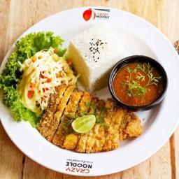 ข้าวทงคัตสึราดซอสต้มยำ