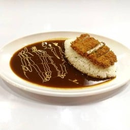 ข้าวแกงกระหรี่หมูทอด