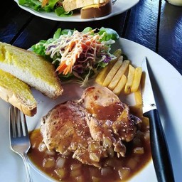 สเต็กไก่พริกไทยดำ