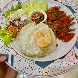 ข้าวหน้าสเต็กไก่