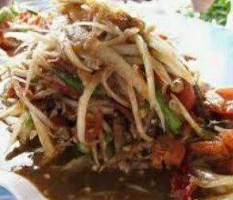 ส้มตำหอยดอง