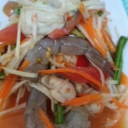 ส้มตำกุ้งสด-หอยนางรม