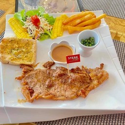 สเต็กเนื้อสันนอก ลด 10% ส่งฟรี