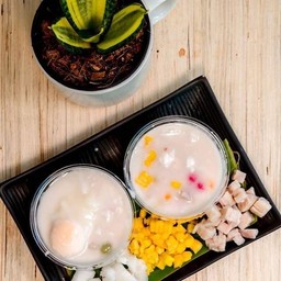 บัวลอยใส่ไข่(ถ้วย)