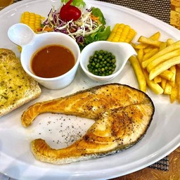 ปลาแซลม่อนย่าง