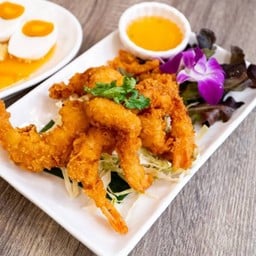 กุ้งชุบแป้งทอด