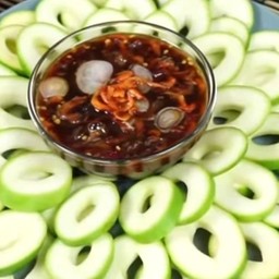 มะม่วงเบา+ปลาร้าน้ำปลาหวาน (ชุดเล็ก)