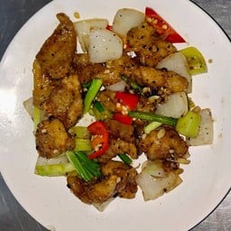 ปลาเก๋าผัดพริกไทดำ