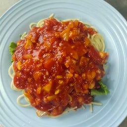 สปาเก็ตตี้ผัดซอสหมู