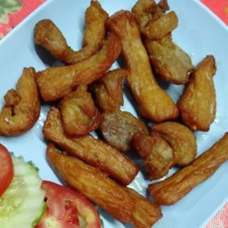 หมูทอดแดดเดียว