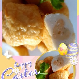 ลวกจิ้ม เต้าหู้สอดไส้กุ้ง ไร้สารบอแรกซ์