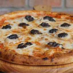 พิซซ่าหอยเชลล์ทะเล+ซอสแบล็คทรัฟเฟิล 12 นิ้ว