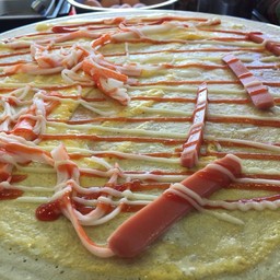 ไข่ ไส้กรอก ปูอัด