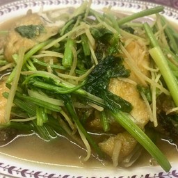 ปลากะพงน้ำแดง คื่นฉ่ายขิง