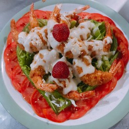 กุ้งทอดครีมสลัด