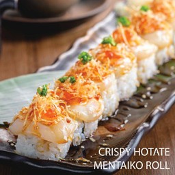Crispy Hotate Mentaiko Roll ( 4 ชิ้น )