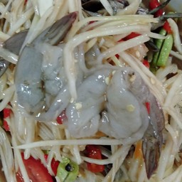 ตำกุ้งสดปลาร้า