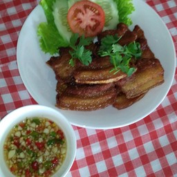 หมูสามชั้นทอดซีอิ้ว
