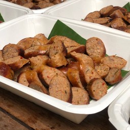 ไส้อั่วหมู 300 กรัมพร้อมทาน (ไส้อั่วแม่สอด ตราไทยฟูดส์34)