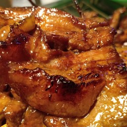 เซต L หมู 12 ไม้ + ข้าวเหนียว 4 ห่อ ฟรี เป๊ปซี่ขวดเล็ก 1 ขวด