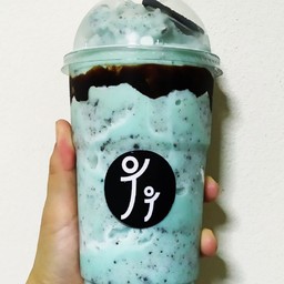 นมสดมิ้นท์โอริโอ้ปั่น