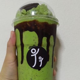 นมเขียวโอริโอ้ปั่น