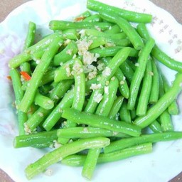 蒜香四季豆 ผัดถั่วแขก