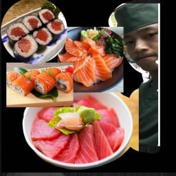 ข้าวหน้าปลาดิบญี่ปุ่น