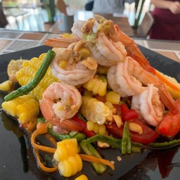 ตำข้าวโพดกุ้งสุก