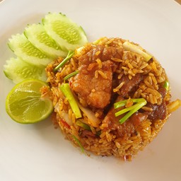 เมนูข้าวผัดน้ำพริกเผา