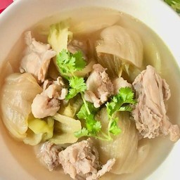 ไก่ต้มผักกาดดอง