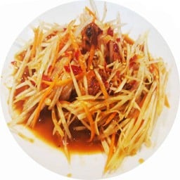 [อร่อยซ่ากับโค้ก] ตำหอยดอง +  โค้ก ออริจินัล (ขวด) 