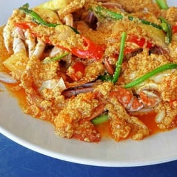 [อร่อยซ่ากับโค้ก] ผัดผงกะหรี่ +  โค้ก ออริจินัล (ขวด) 