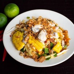 ยำโพดม่วง+หอยนางรม