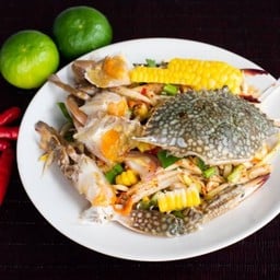 ยำโพดม่วงปูม้า