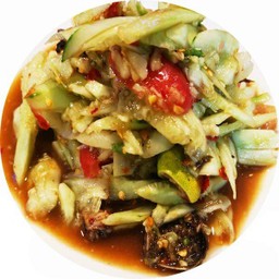 [อร่อยซ่ากับโค้ก] ตำแตงปูจืด +  โค้ก ออริจินัล (ขวด) 