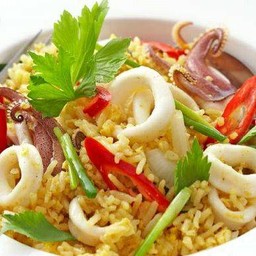 เมนูข้าวผัดผงกะหรี่