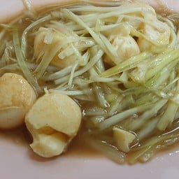 กุ้ยช่ายขาวผัดเต้าหู้(ไม่เนื้อสัตว์)