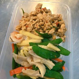 ราดข้าว 2 อย่าง