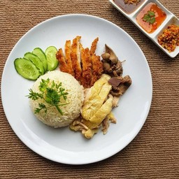 ข้าวมันไก่สองหน้าพิเศษ