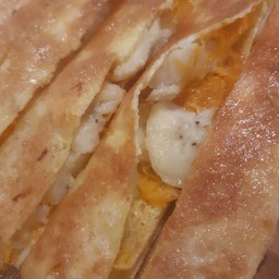 โรตี ไข่ กล้วยหอม ฝอยทอง